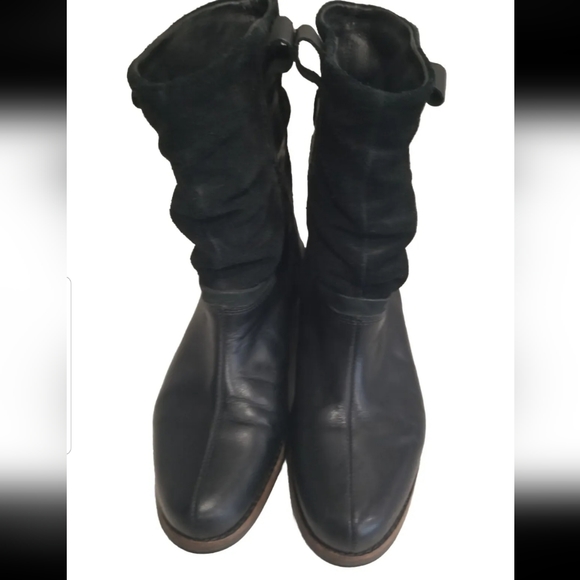 Patagonia Addie Suede and Leather Black Boots Women's Size 6 - Picture 2 of 12